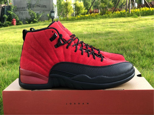 Original level_ Air Jordan 12 _Reverse Flu Game_ hill red color scheme_ Item number_ CT8013-602_ full code shipment 7--13-f9d0c337